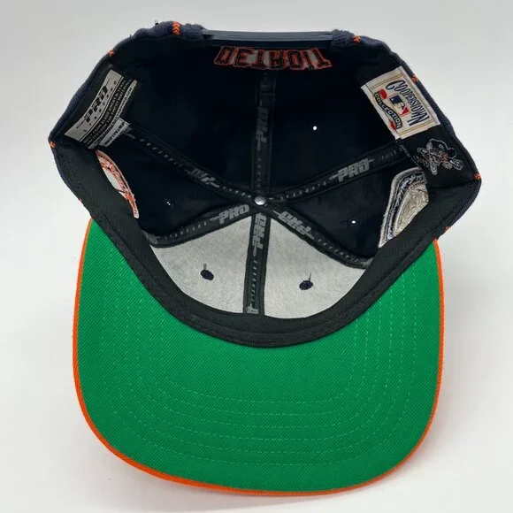 Detroit Tigers Snapback Hat Cap Adult OSFA Blue Orange Pro Standard MLB NWT - Picture 6 of 7
